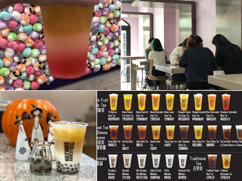 TEAlicious BUBBLE Menu