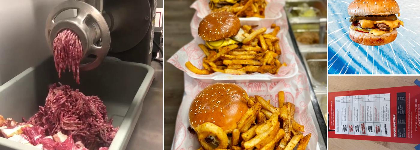 Charly's Burgers Menu