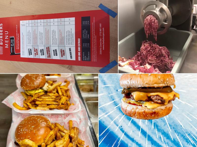 Charly's Burgers Menu