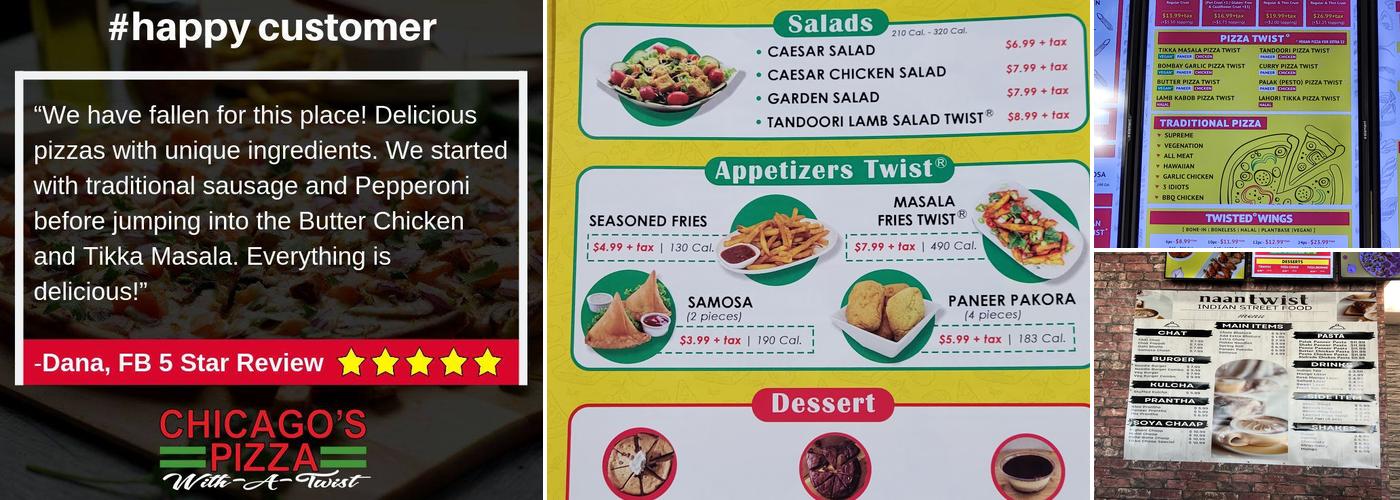 Pizza Twist Menu