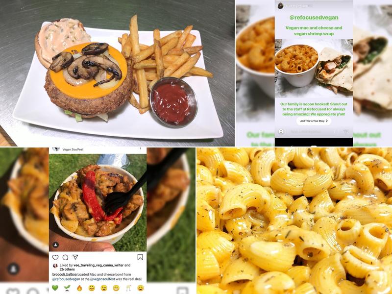 Refocused Vegan Menu