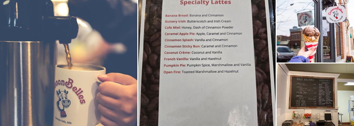 CannonBelles Coffee & Ice Cream Menu