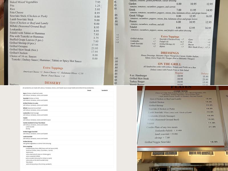 Gyro Grill Menu