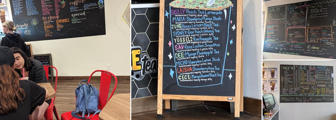 Bumble Tea Menu