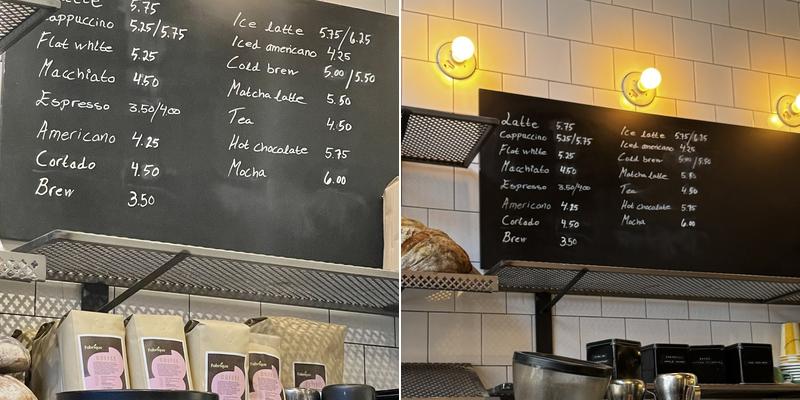 Fabrique Bakery Menu