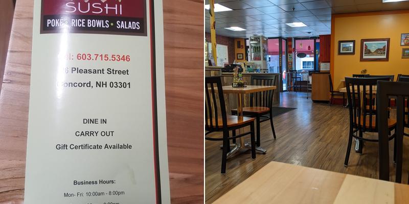 Splendid Sushi 26 Pleasant St, Concord