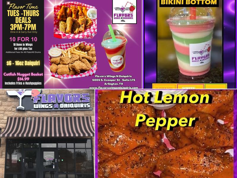 Flavors Wings N Daiquiris (Wings, Daiquiris, & Catfish)