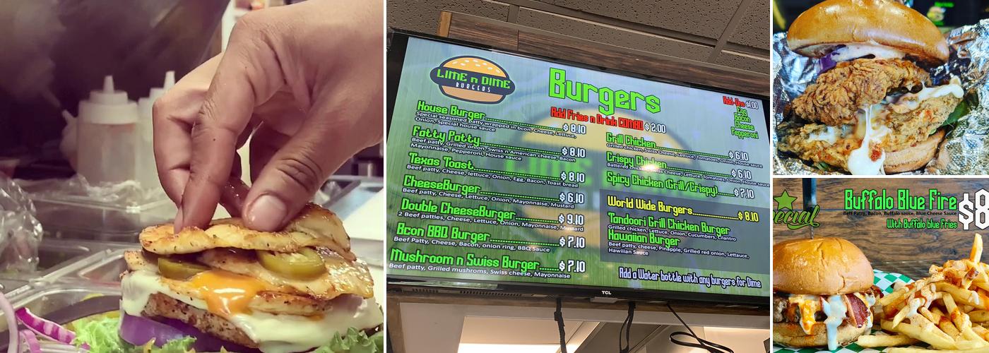 Lime N Dime Menu