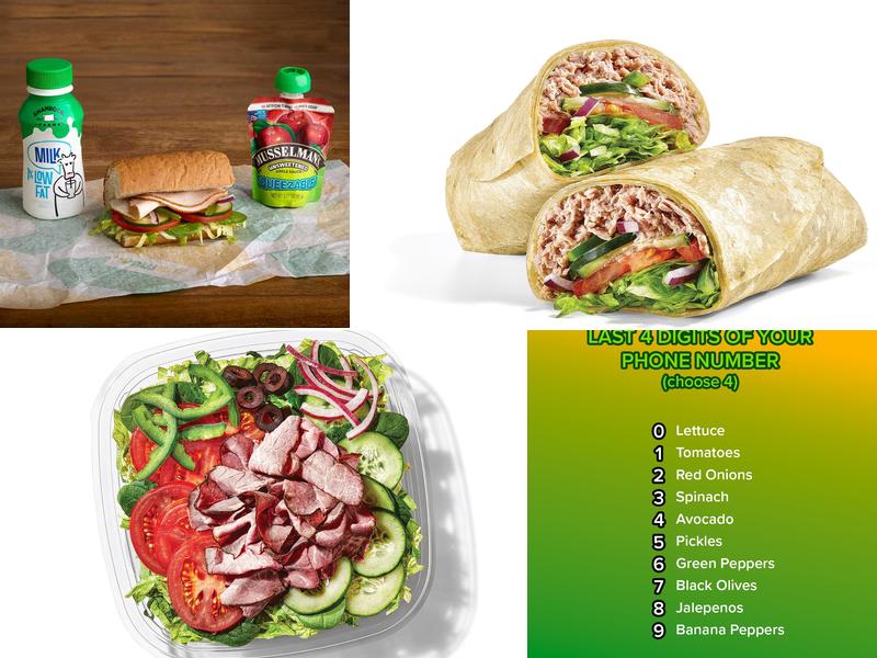Subway Menu