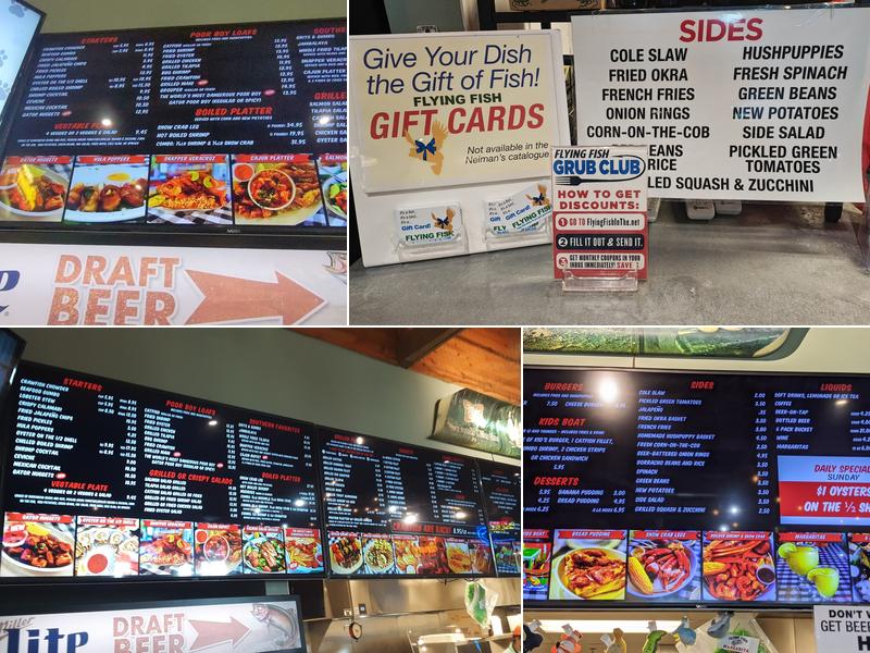 Flying Fish Menu