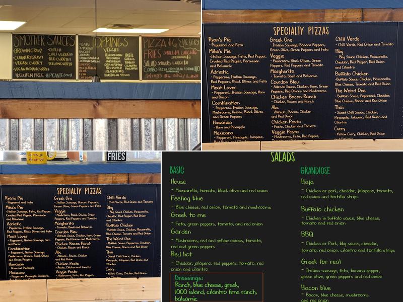 Pie and Fry Menu