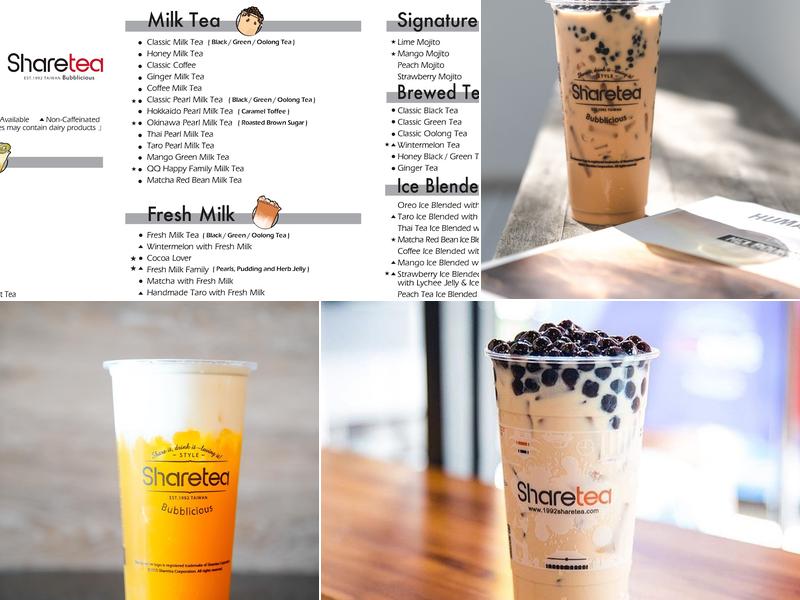 Sharetea Menu