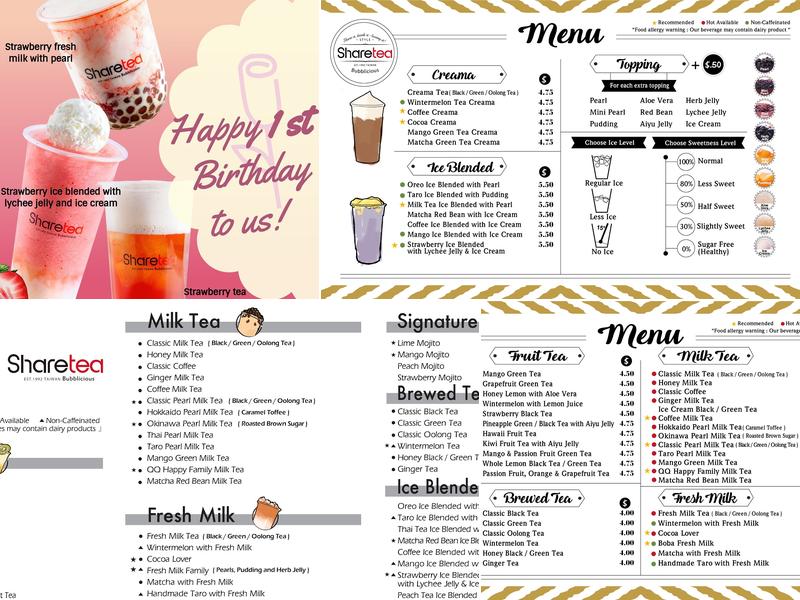 Sharetea Menu