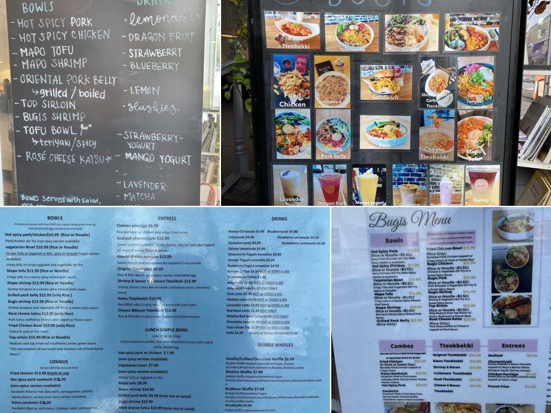 Bugis Menu