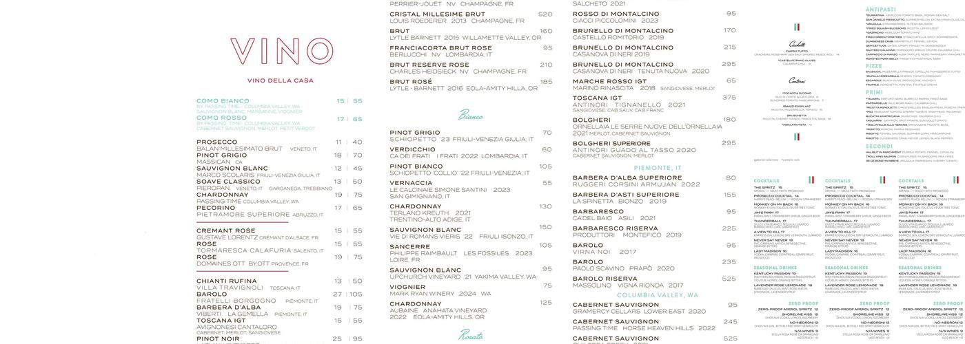 Como Menu