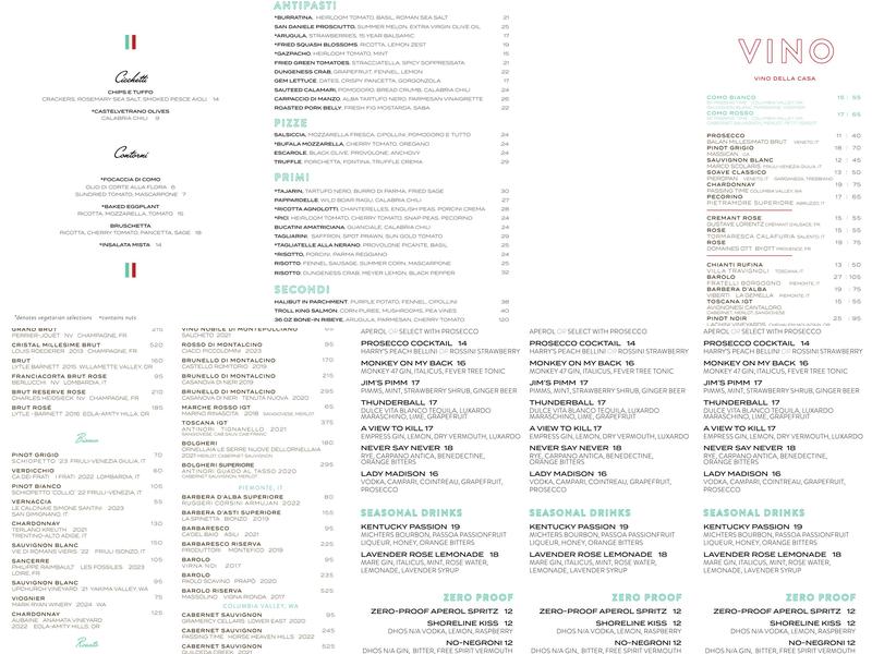 Como Menu