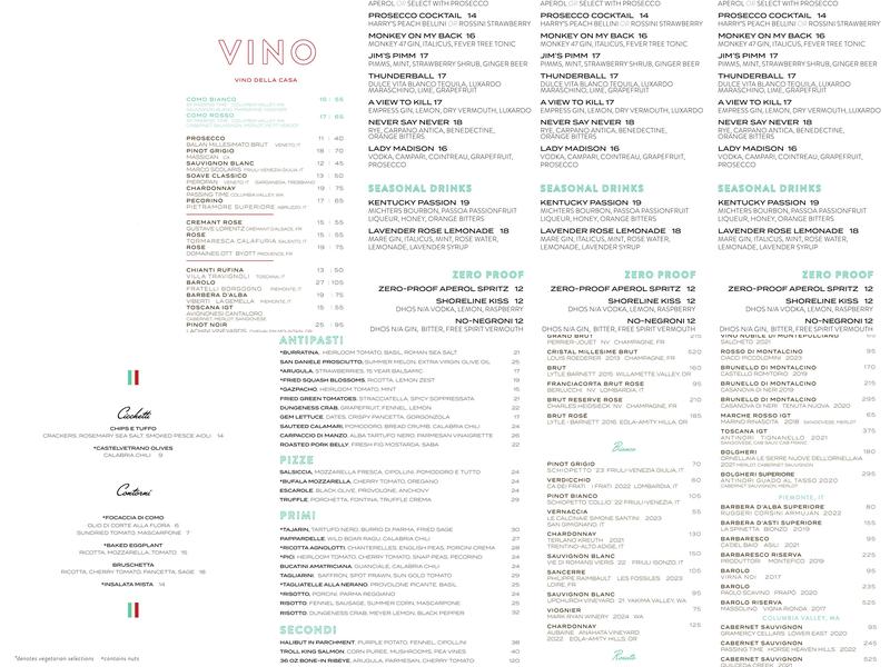 Como Menu