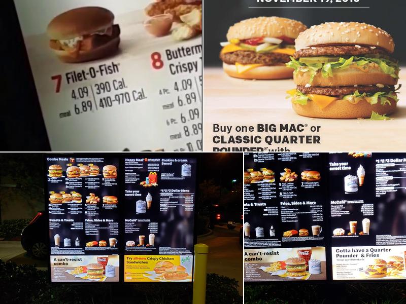 McDonald's Menu