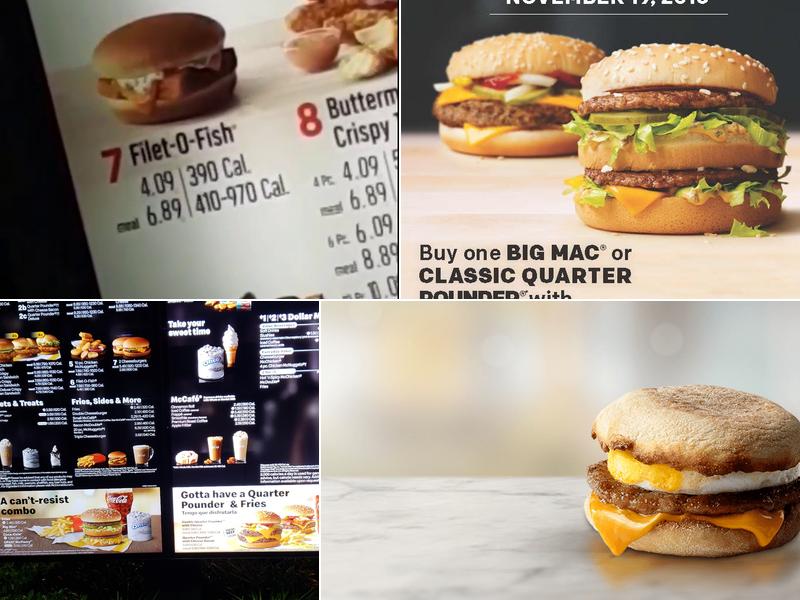 McDonald's Menu