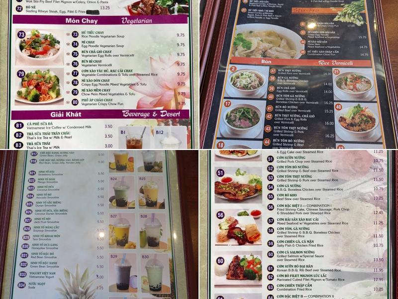 PhoTastic Menu