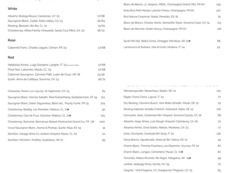 Mägo Menu