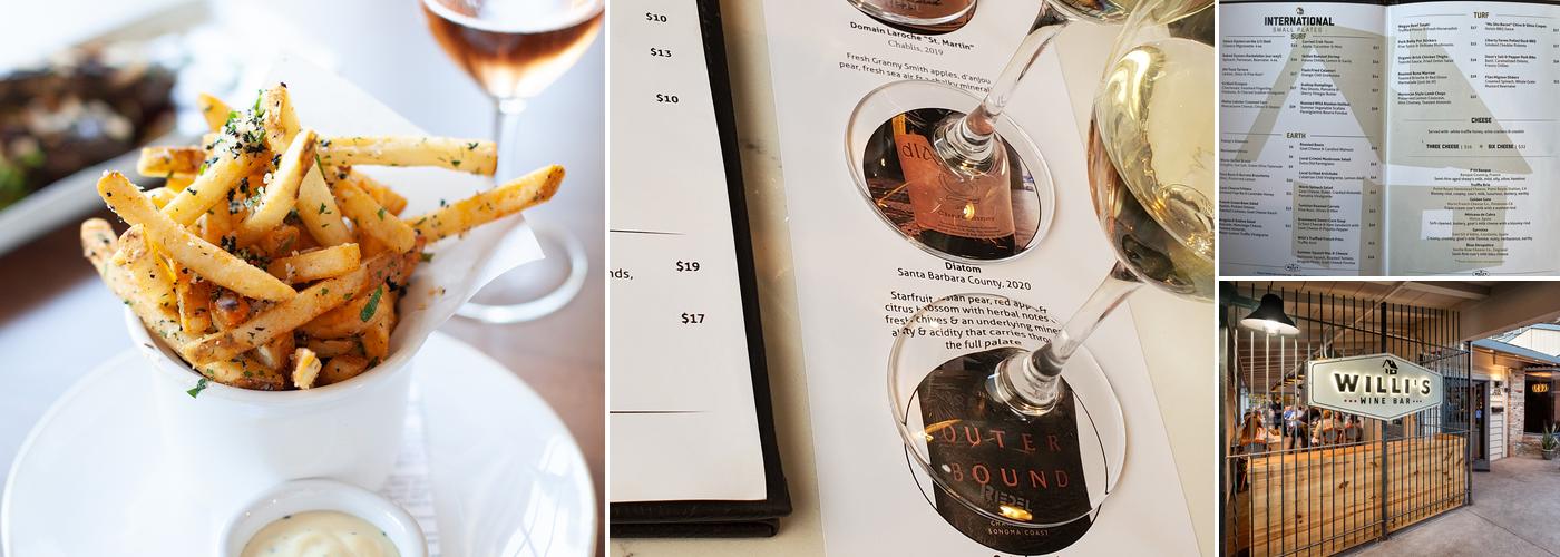 Willi’s Wine Bar Menu