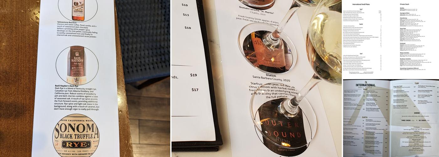 Willi’s Wine Bar Menu
