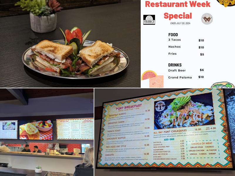 Frank's Sports Bar & Grill Menu