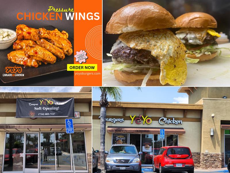 YoYo Burgers and Chicken 510 N Brookhurst St #103, Anaheim