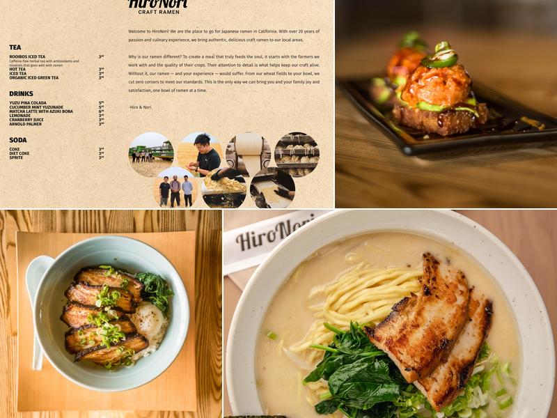 HiroNori Craft Ramen (Santa Fe Springs) Menu