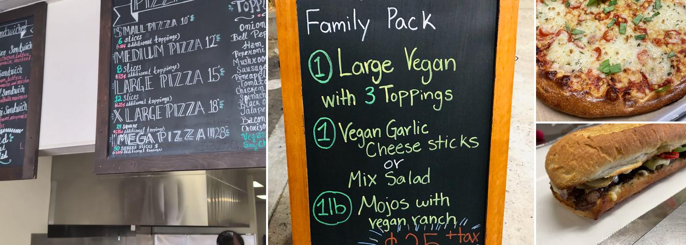 The Original Pizza Presto Menu