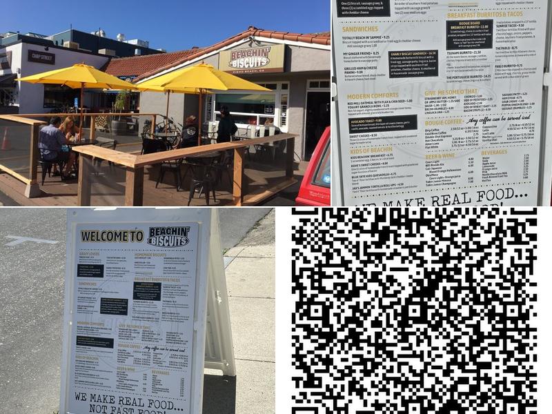 Beachin’ Biscuits Menu