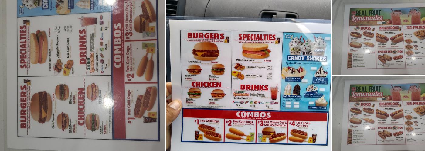 Wienerschnitzel Menu