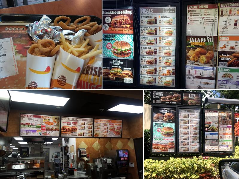 Burger King Menu
