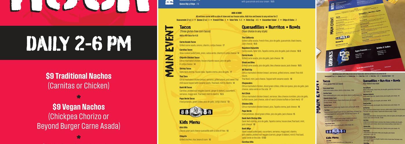 Dilla Libre Dos Menu
