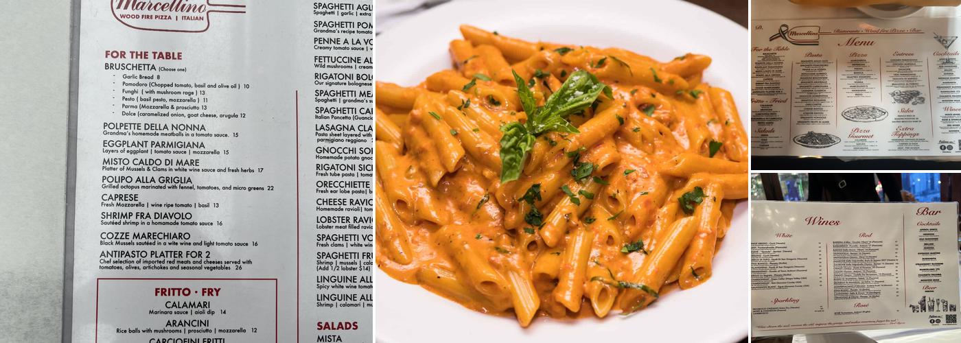 Marcellino Menu