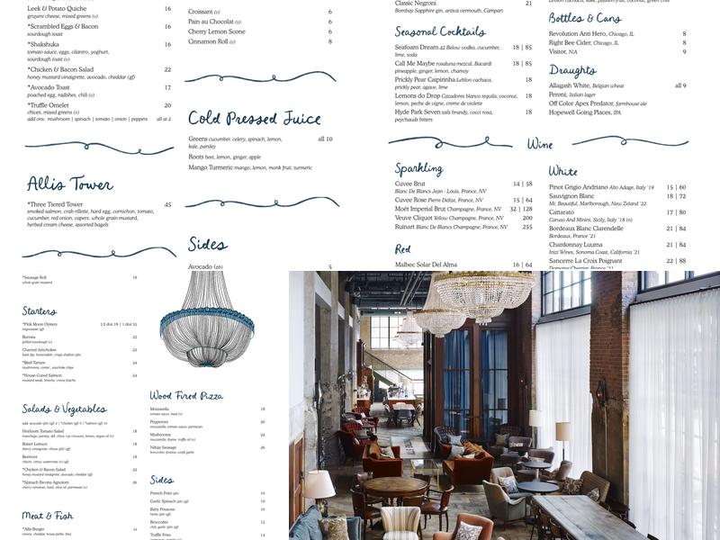 The Allis Chicago Menu