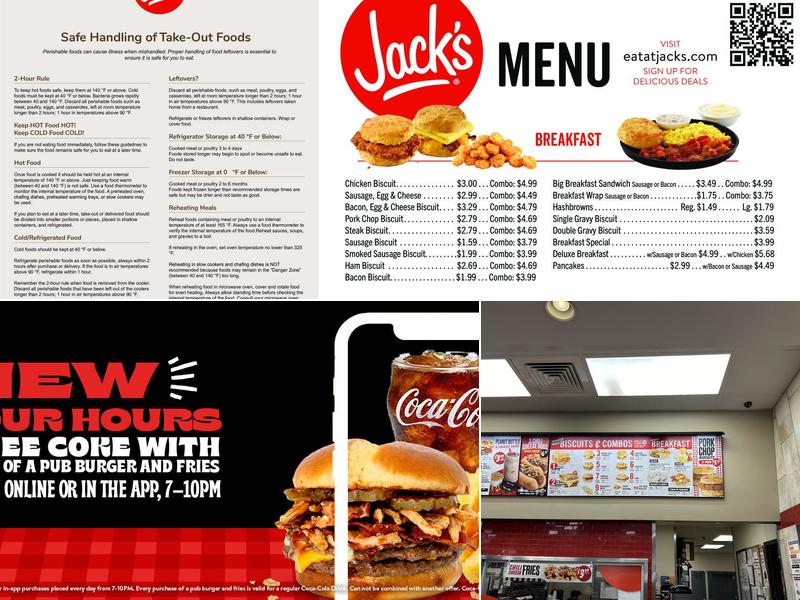 Jack's Menu