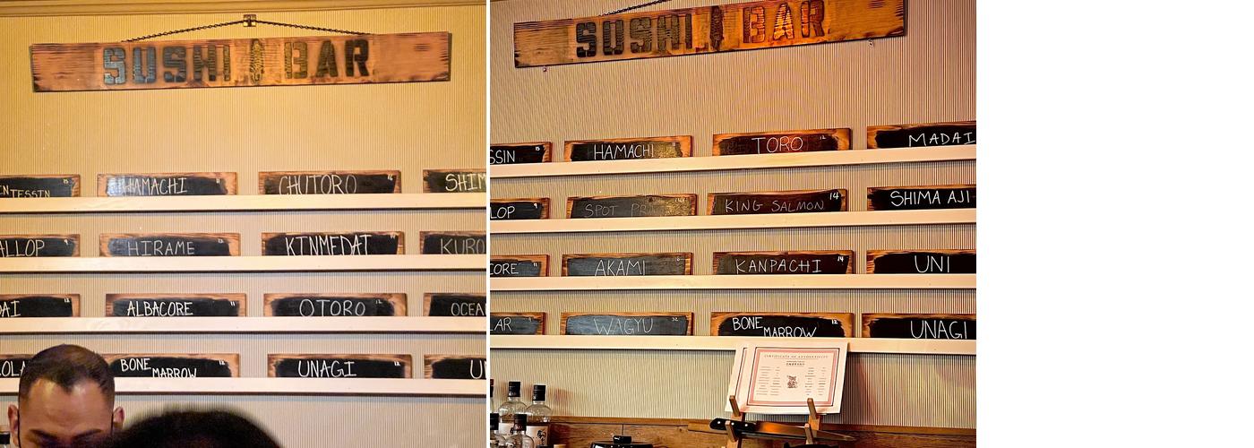 Sushi by Scratch Restaurants: Montecito Menu