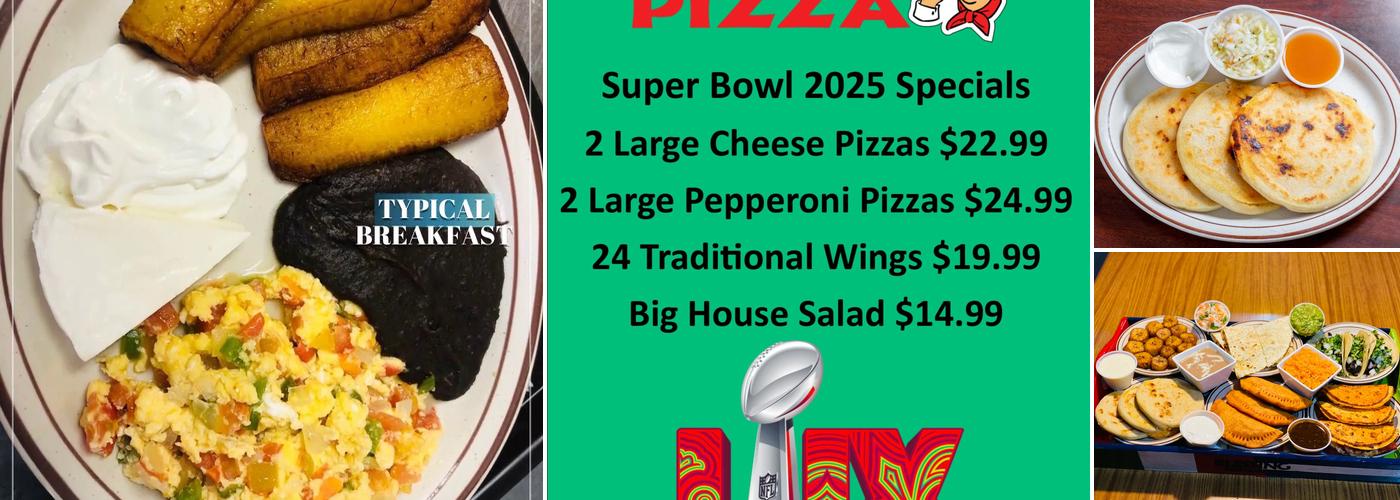 Blessing Restaurant & Pizzeria Menu