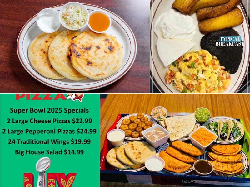 Blessing Restaurant & Pizzeria Menu