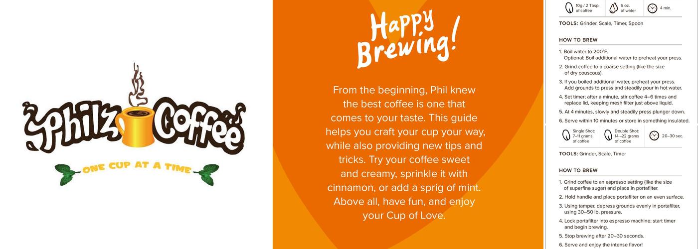Philz Coffee Menu