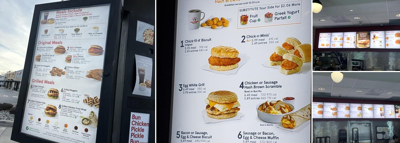 Chick-fil-A Menu