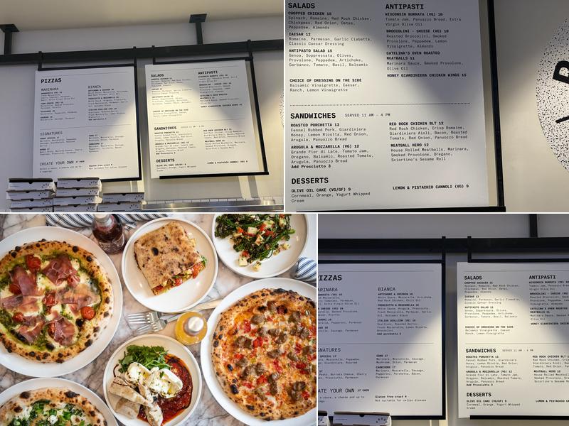 Proof Pizza Menu