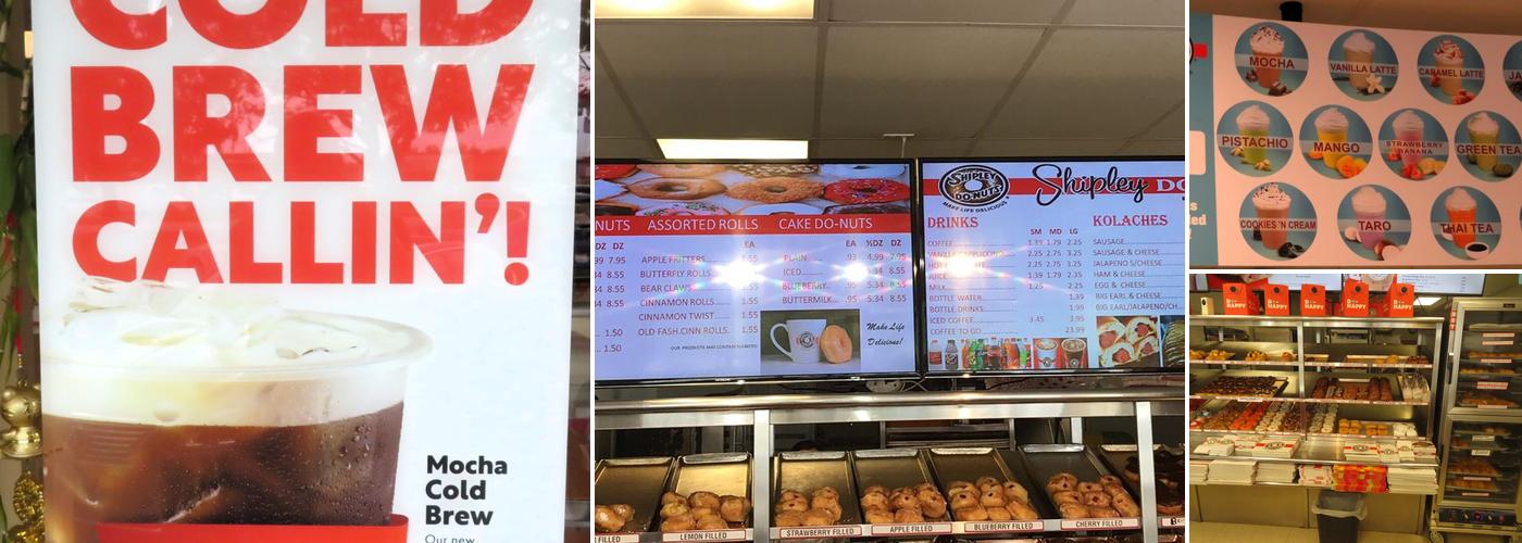 Shipley Do-Nuts Menu