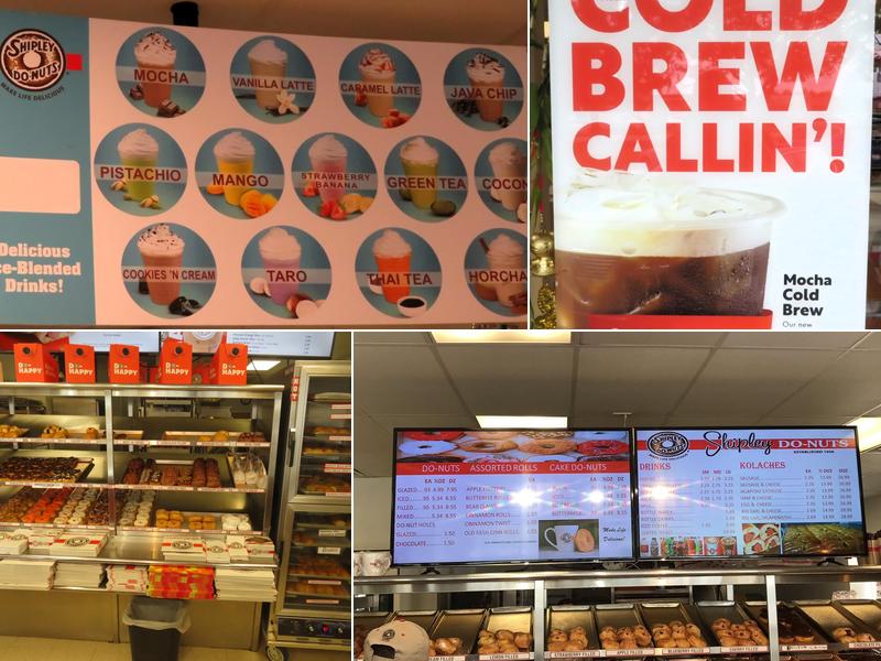 Shipley Do-Nuts Menu