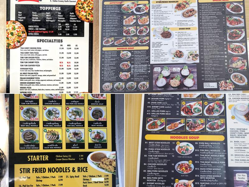 La Vo Noodle & Thai Curry Pizza 2 Menu