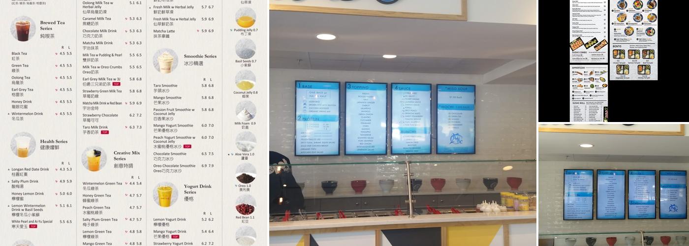 The Spot mini Menu
