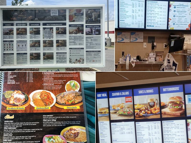 Culver’s Menu