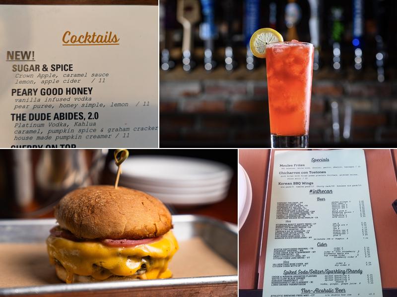 The Blind Rhino Menu